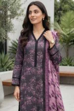 SAIKA PREMIUM UNSTITCHED TANA DORA LAWN DIGITAL PRINTED SUIT
