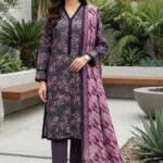 SAIKA PREMIUM UNSTITCHED TANA DORA LAWN DIGITAL PRINTED SUIT