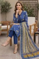 SAIKA PREMIUM UNSTITCHED TANA DORA LAWN DIGITAL PRINTED SUIT