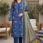 SAIKA PREMIUM UNSTITCHED TANA DORA LAWN DIGITAL PRINTED SUIT