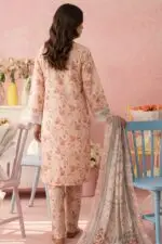 NISH Embroidered Lawn Print Stitched 3-Piece Suite