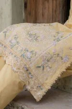 AAINA LUXURY HEAVY EMBROIDERED LAWN 3PC SUIT