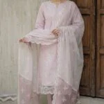 AAINA LUXURY HEAVY EMBROIDERED LAWN 3PC SUIT