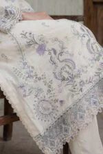 AAINA LUXURY HEAVY EMBROIDERED LAWN 3PC SUIT