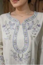 AAINA LUXURY HEAVY EMBROIDERED LAWN 3PC SUIT