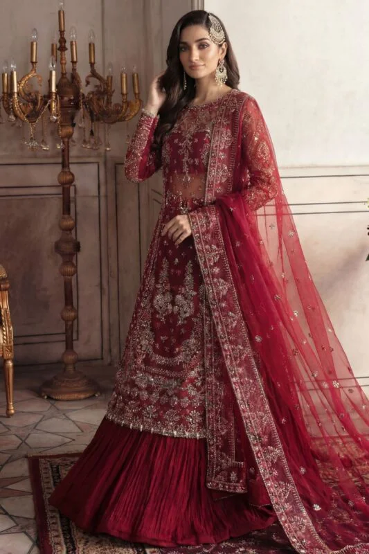 AFSAR BEST LUXURY EMBROIDERED ORGANZA 3PC SUIT