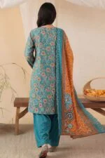BEBO BEST CHIKENKARI LASER KARI EMBROIDERED LAWN 3PC SUIT