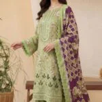 BEBO BEST CHIKENKARI LASER KARI EMBROIDERED LAWN 3PC SUIT