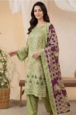 BEBO BEST CHIKENKARI LASER KARI EMBROIDERED LAWN 3PC SUIT