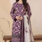 BEBO BEST CHIKENKARI LASER KARI EMBROIDERED LAWN 3PC SUIT
