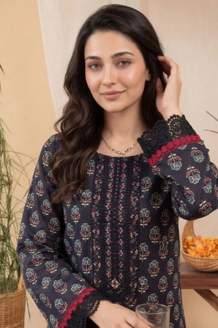 BEBO BEST CHIKENKARI LASER KARI EMBROIDERED LAWN 3PC SUIT