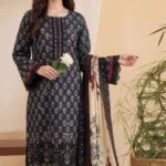 BEBO BEST CHIKENKARI LASER KARI EMBROIDERED LAWN 3PC SUIT