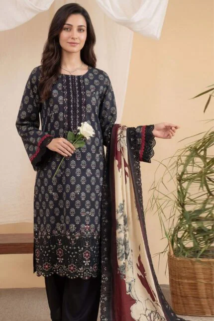 BEBO BEST CHIKENKARI LASER KARI EMBROIDERED LAWN 3PC SUIT
