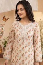 BEBO BEST CHIKENKARI LASER KARI EMBROIDERED LAWN 3PC SUIT