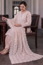 DANIA BEST LUXURY EMBROIDERED CHICKEN KARI LAWN 3PC SUIT