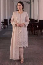 DANIA BEST LUXURY EMBROIDERED CHICKEN KARI LAWN 3PC SUIT