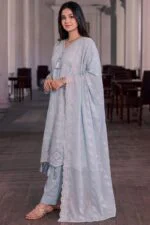 DANIA BEST LUXURY EMBROIDERED CHICKEN KARI LAWN 3PC SUIT