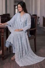 DANIA BEST LUXURY EMBROIDERED CHICKEN KARI LAWN 3PC SUIT