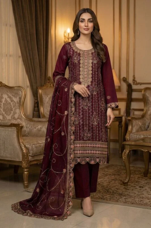 Luxury Cotton 3PC Suit