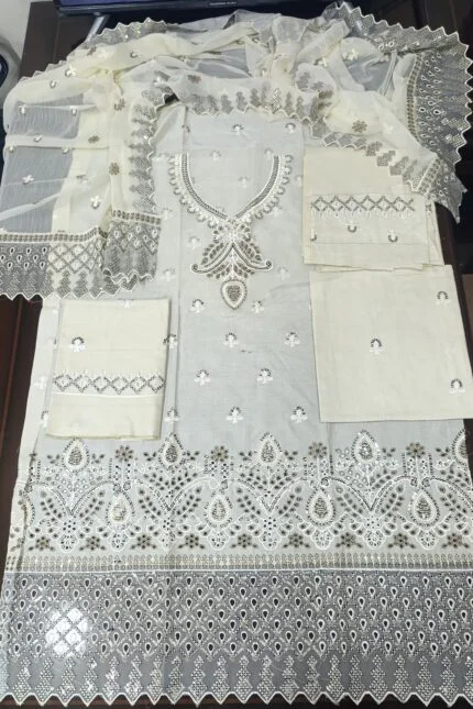 Luxury Cotton 3PC Suit