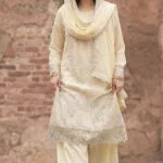 MAHGUL BEST SEMI-STITCHED LUXURY EMBROIDERED CHIFFON 3PC SUIT