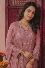 RIWAJ BEST LUXURY EMBROIDERED CHIFFON 3PC SUIT