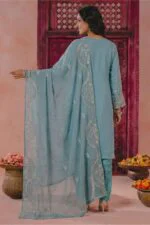 RIWAJ BEST LUXURY EMBROIDERED CHIFFON 3PC SUIT