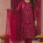 RIWAJ BEST LUXURY EMBROIDERED CHIFFON 3PC SUIT