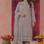 RIWAJ BEST LUXURY EMBROIDERED CHIFFON 3PC SUIT