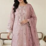 ROZEENA BEST EMBROIDERED PRINTED LAWN 3PC SUIT