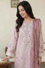 ROZEENA BEST EMBROIDERED PRINTED LAWN 3PC SUIT