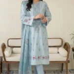 ROZEENA BEST EMBROIDERED PRINTED LAWN 3PC SUIT