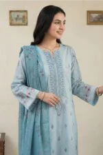 ROZEENA BEST EMBROIDERED PRINTED LAWN 3PC SUIT