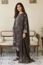 ROZEENA BEST EMBROIDERED PRINTED LAWN 3PC SUIT