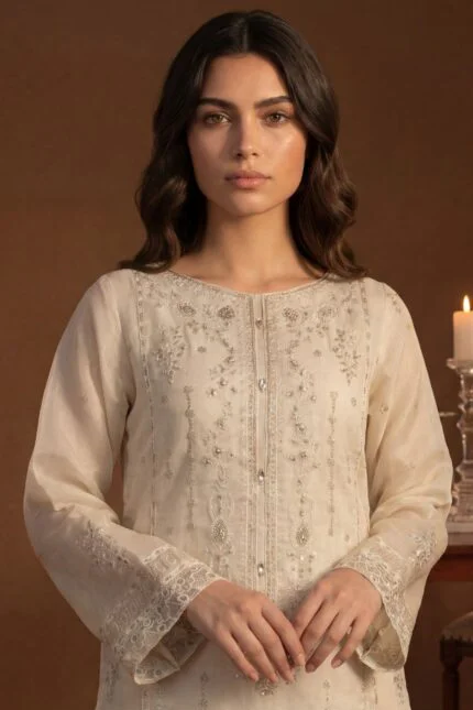 SEHER GUL BEST EMBROIDERED SHESHA ORGANZA 3PC SUIT
