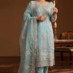 SEHER GUL BEST EMBROIDERED SHESHA ORGANZA 3PC SUIT