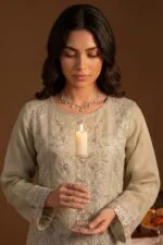 SEHER GUL BEST EMBROIDERED SHESHA ORGANZA 3PC SUIT