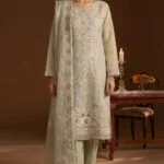 SEHER GUL BEST EMBROIDERED SHESHA ORGANZA 3PC SUIT
