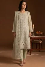 SEHER GUL BEST EMBROIDERED SHESHA ORGANZA 3PC SUIT