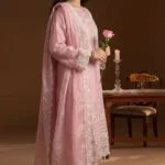 SEHER GUL BEST EMBROIDERED SHESHA ORGANZA 3PC SUIT