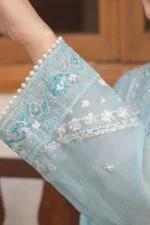 ZAREHA BEST SEMI-STITCHED LUXURY EMBROIDERED CHIFFON 3PC SUIT