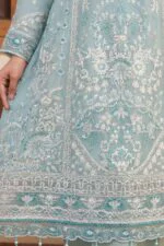 ZAREHA BEST SEMI-STITCHED LUXURY EMBROIDERED CHIFFON 3PC SUIT