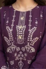 ZAREHA BEST SEMI-STITCHED LUXURY EMBROIDERED CHIFFON 3PC SUIT