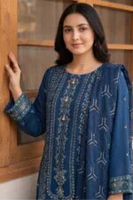 ZAREHA BEST SEMI-STITCHED LUXURY EMBROIDERED CHIFFON 3PC SUIT