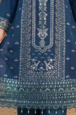 ZAREHA BEST SEMI-STITCHED LUXURY EMBROIDERED CHIFFON 3PC SUIT