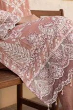 ZAREHA BEST SEMI-STITCHED LUXURY EMBROIDERED CHIFFON 3PC SUIT